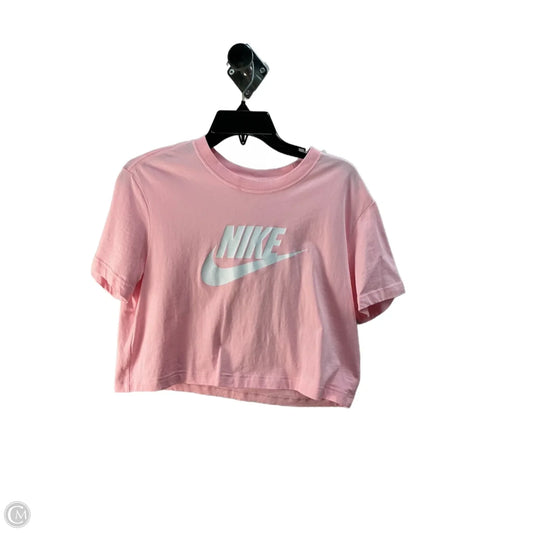 Top Short Sleeve Basic By Nike Apparel In Pink, Size: S