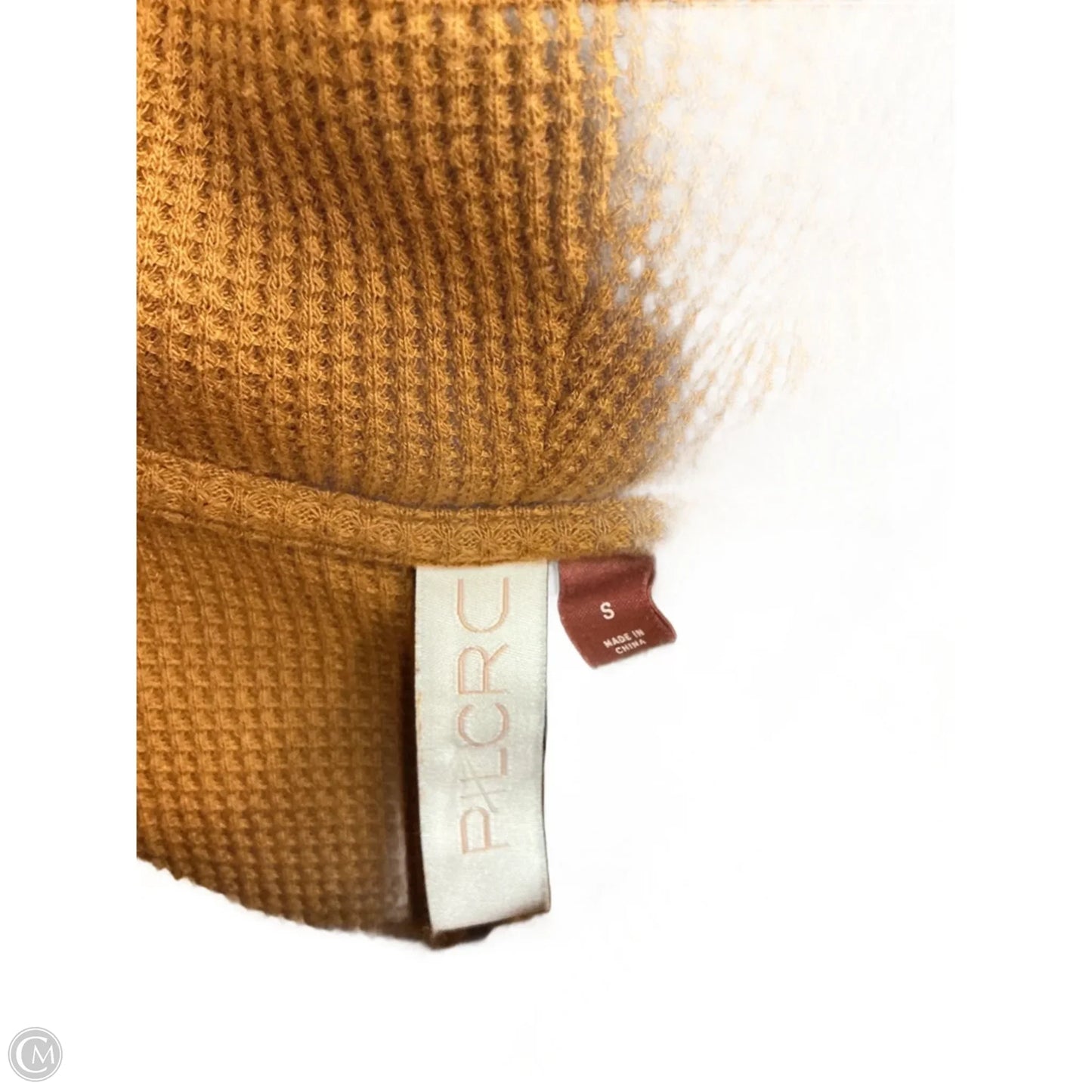 Top Long Sleeve By Pilcro In Yellow, Size: S