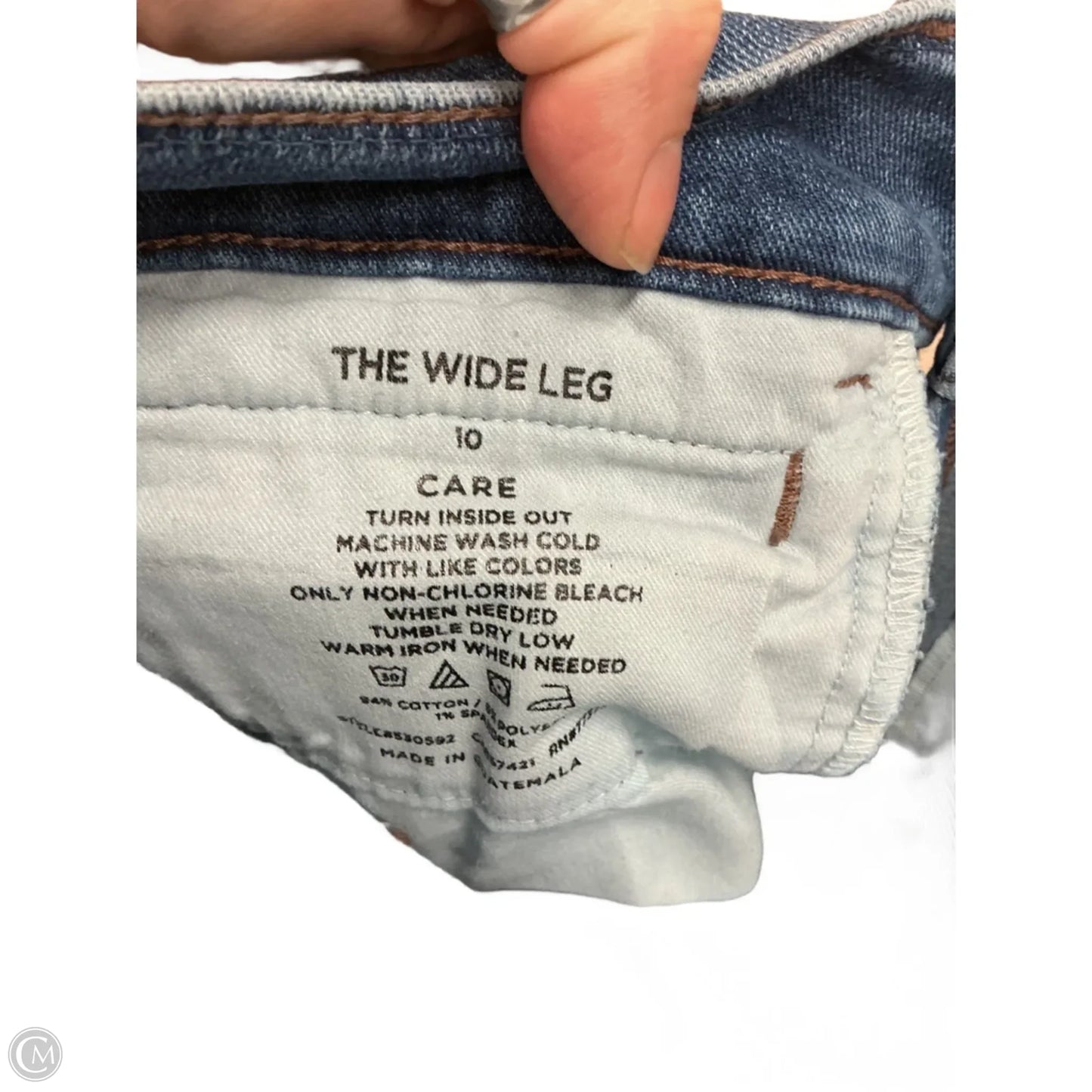 Jeans Wide Leg By Ann Taylor In Blue, Size: 6