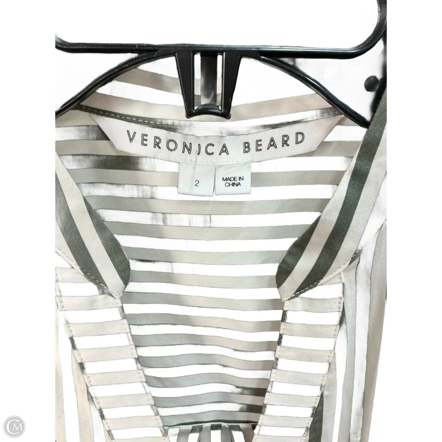 Dress Casual Midi By Veronica Beard In Striped Pattern, Size: Xs