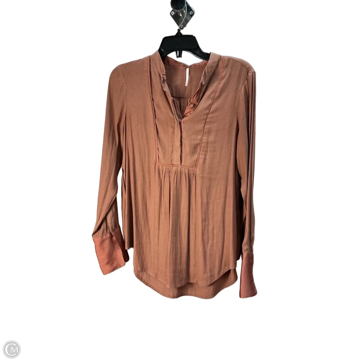 Top Long Sleeve By Free People In Mauve, Size: S