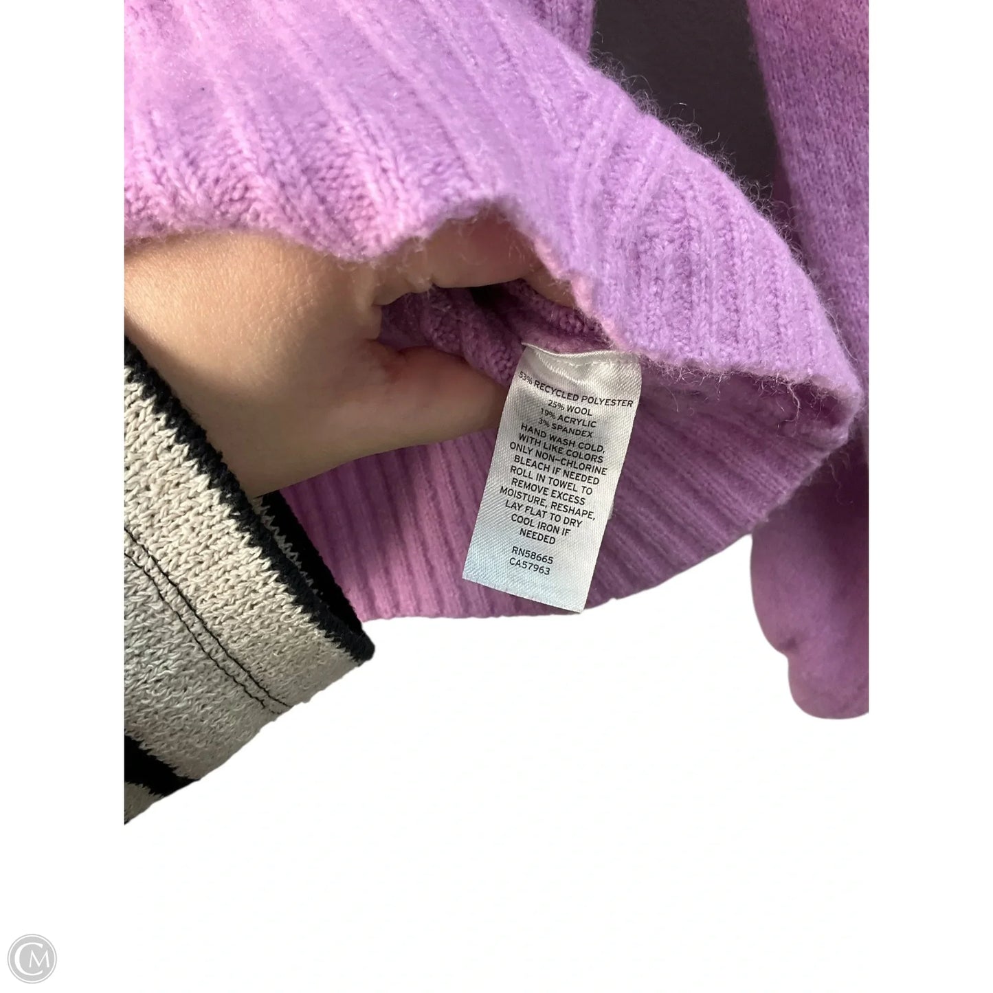 Top Long Sleeve By Halogen In Purple, Size: Xs