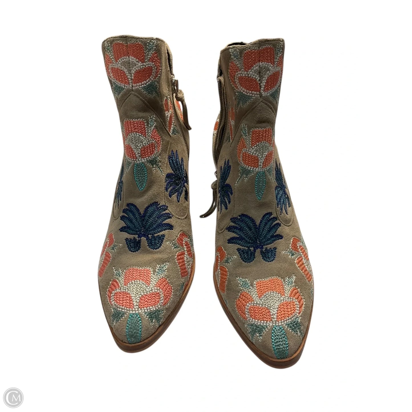 Boots Designer By Rebecca Minkoff In Taupe, Size: 9