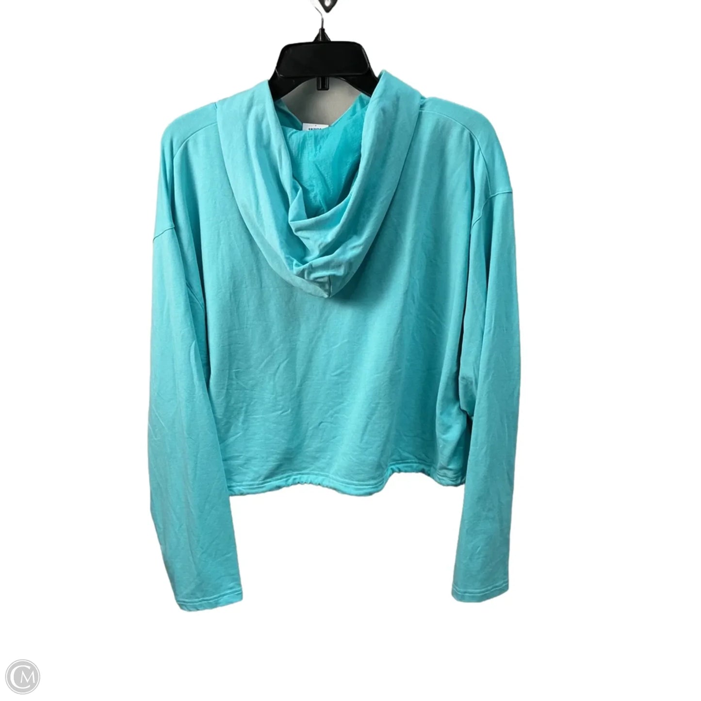 Athletic Sweatshirt Hoodie By Outdoor Voices In Teal, Size: S