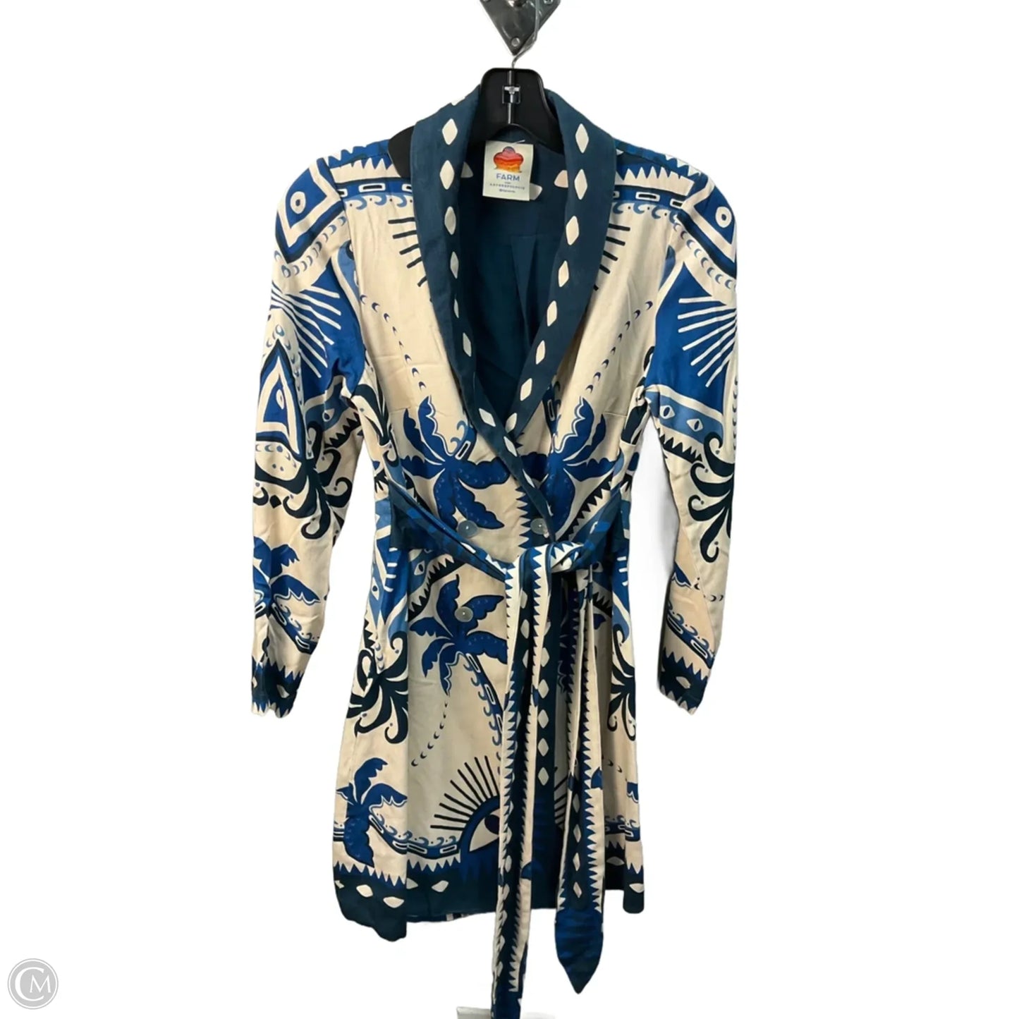 Kimono By Farm Rio In Blue, Size: Xxs