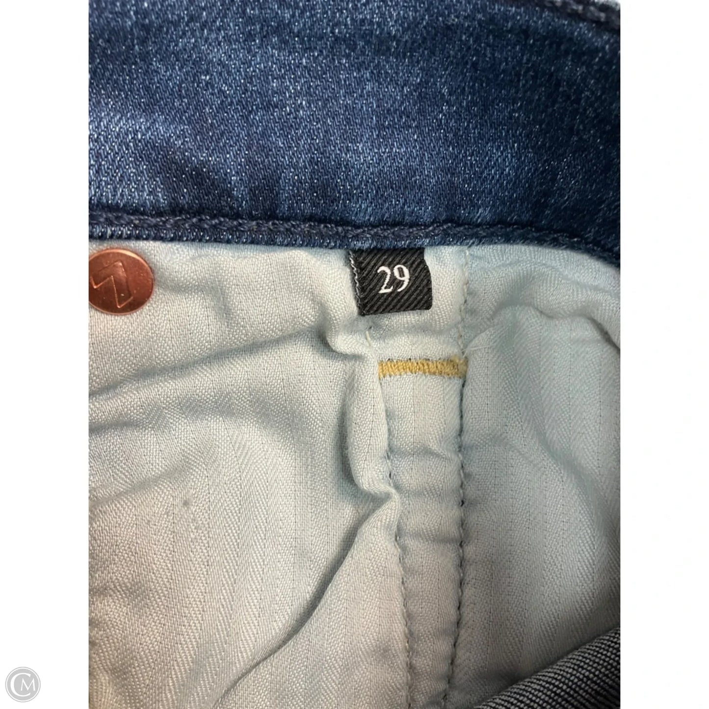 Jeans Straight By 7 For All Mankind In Blue, Size: 8