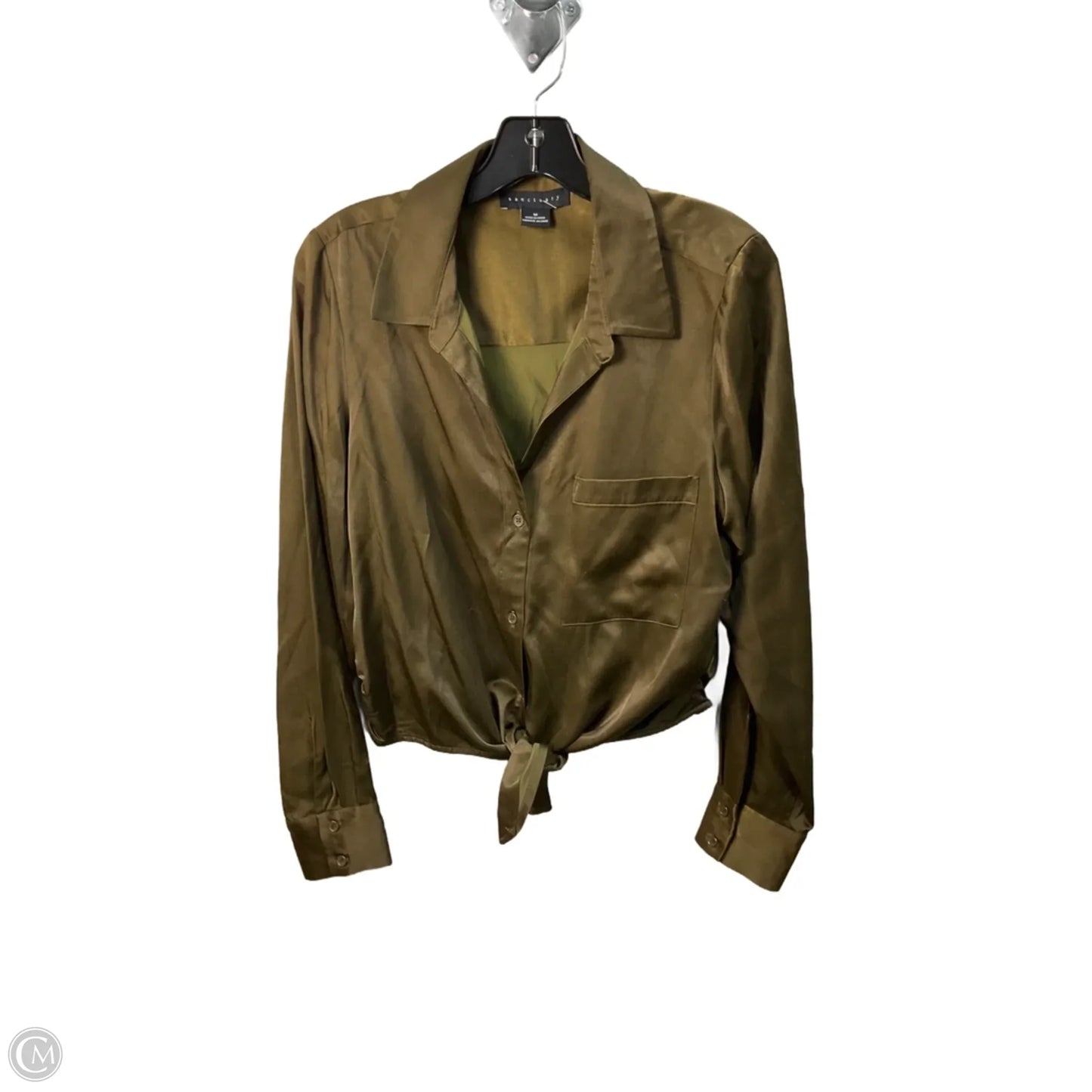 Top Long Sleeve By Sanctuary In Green, Size: M