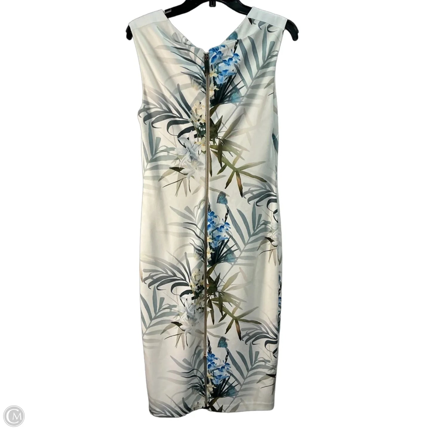 Dress Casual Maxi By Ted Baker In Cream, Size: L