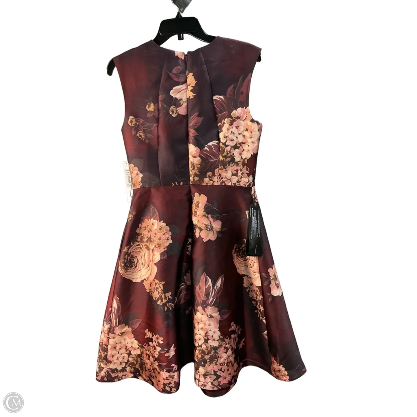 Dress Casual Midi By Kay Unger In Red, Size: M