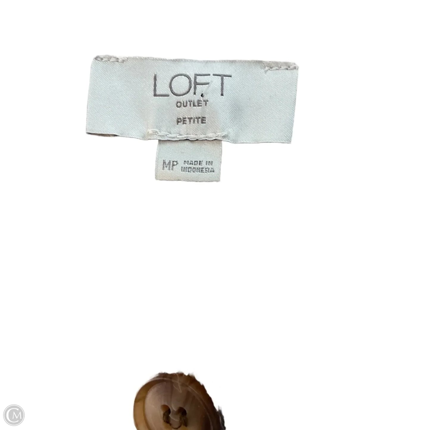 Dress Casual Short By Loft In Grey, Size: M