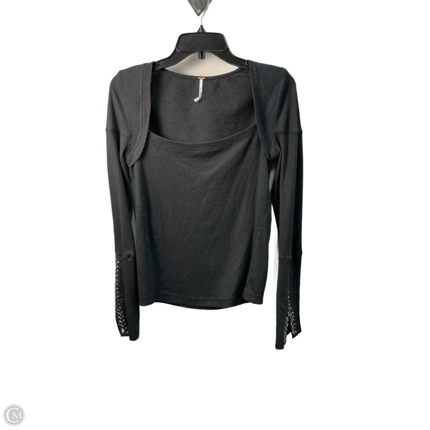 Top Long Sleeve By Free People In Black, Size: L