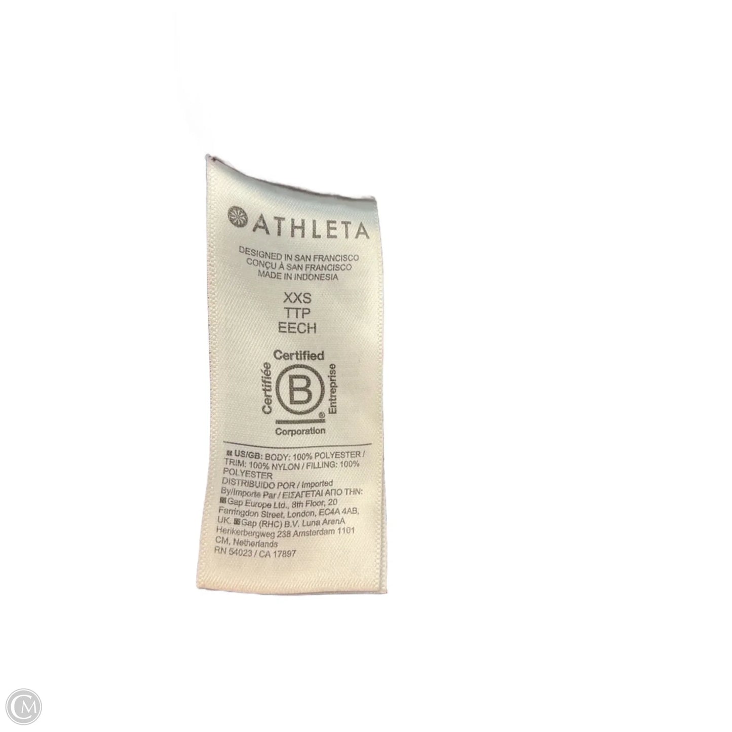 Athletic Sweatshirt Collar By Athleta In Maroon, Size: Xxs