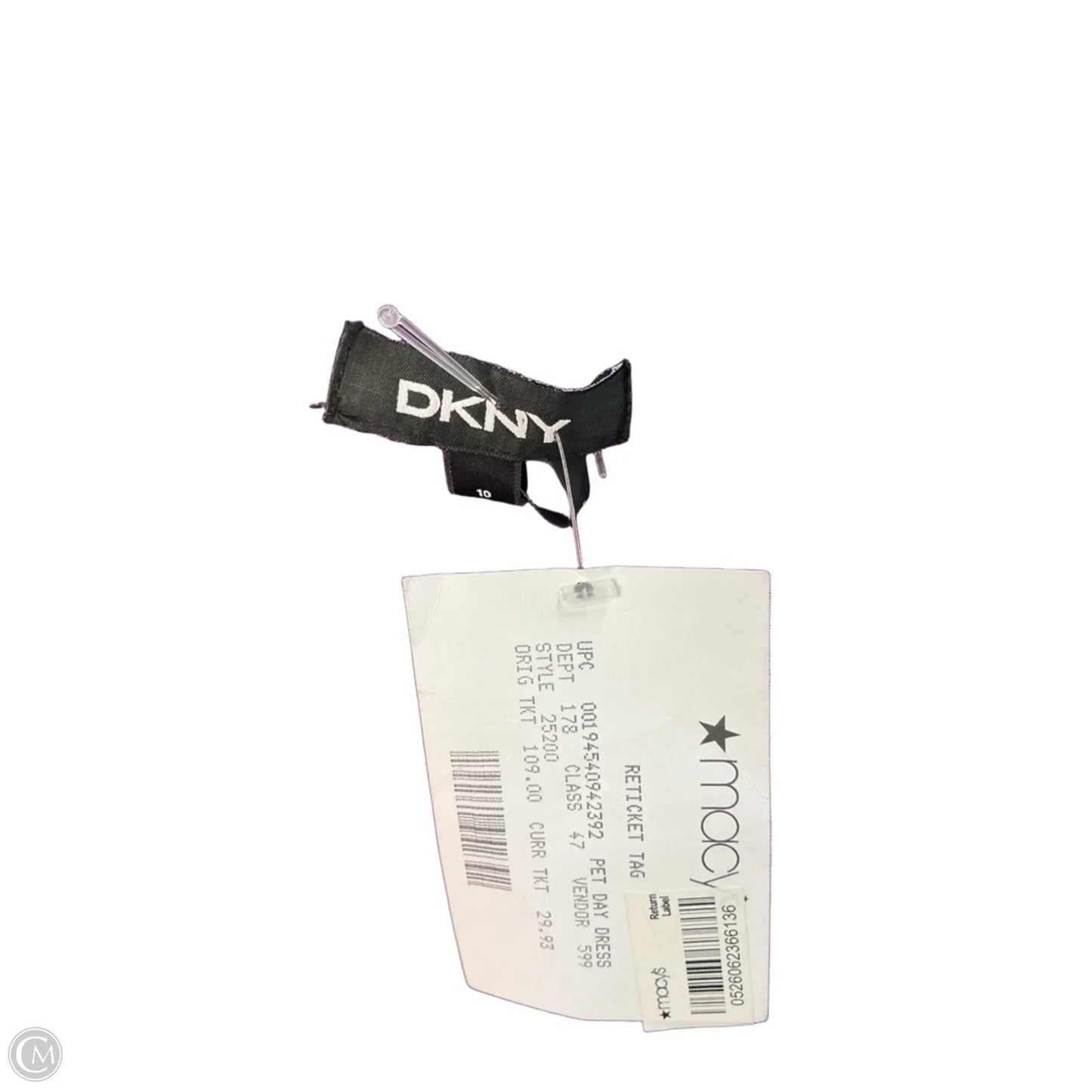 Dress Casual Midi By Dkny In Purple, Size: M