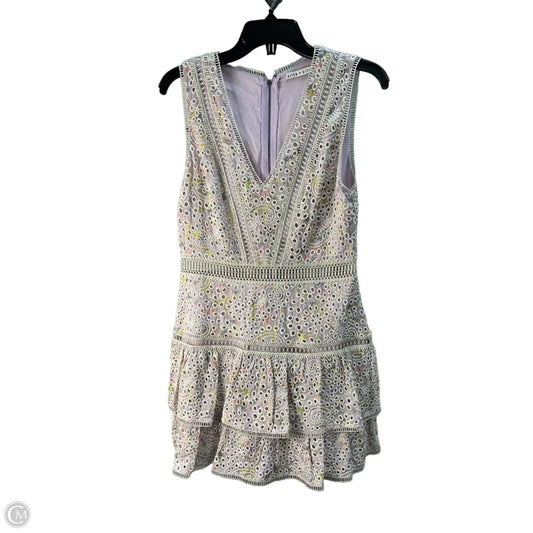 Dress Designer By Alice + Olivia In Purple, Size: M