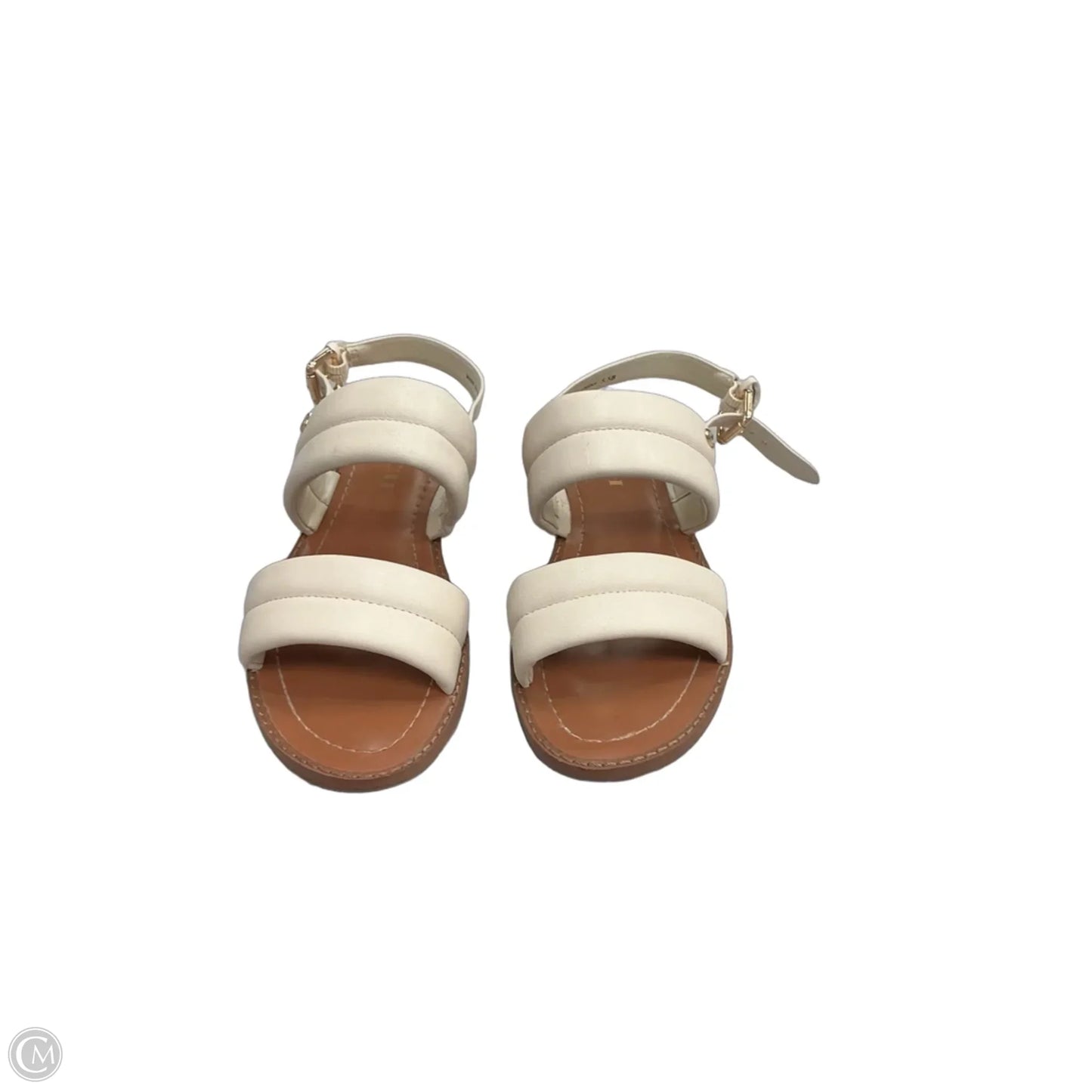Sandals Designer By Coach In Cream, Size: 5.5