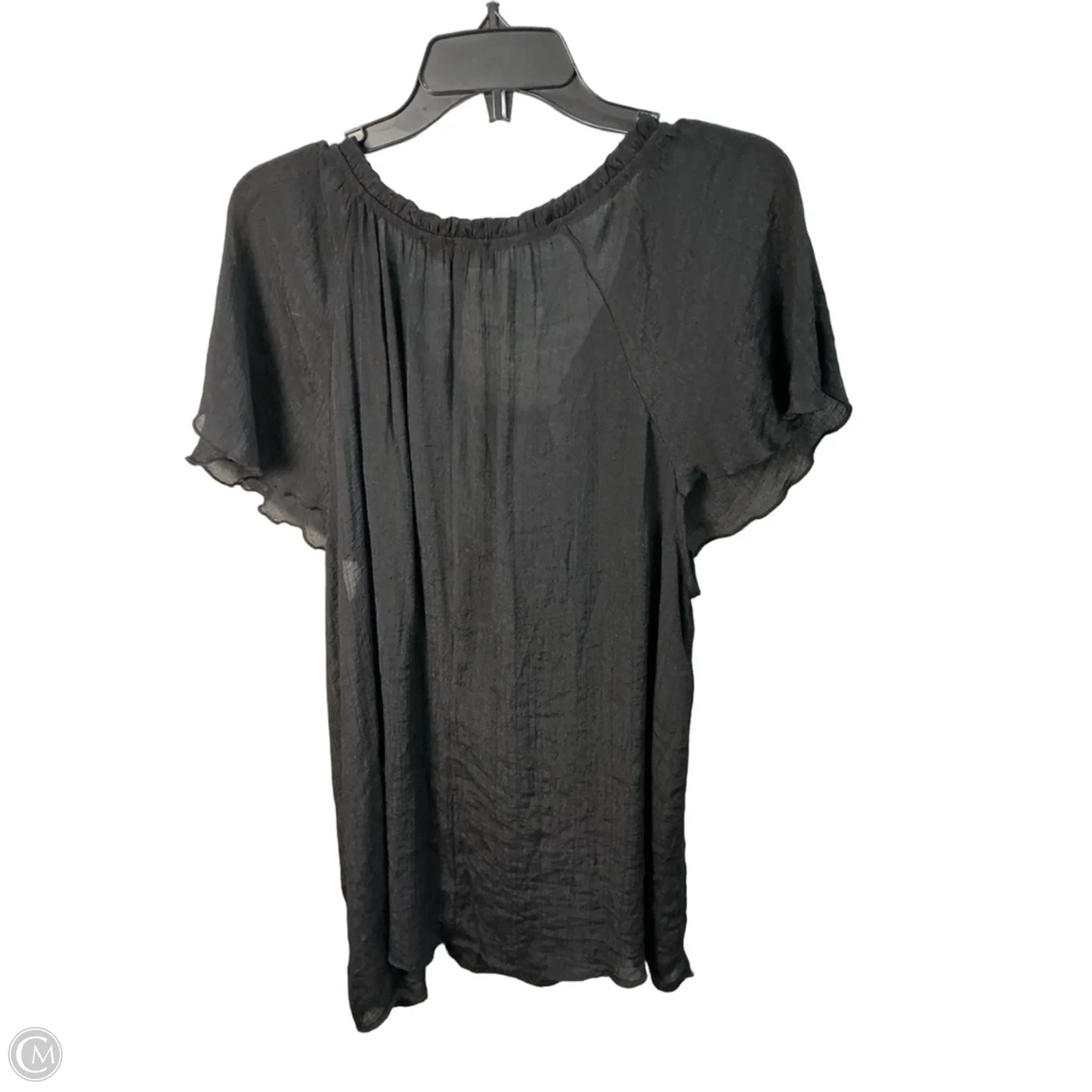 Top Short Sleeve By Naif In Black, Size: 16