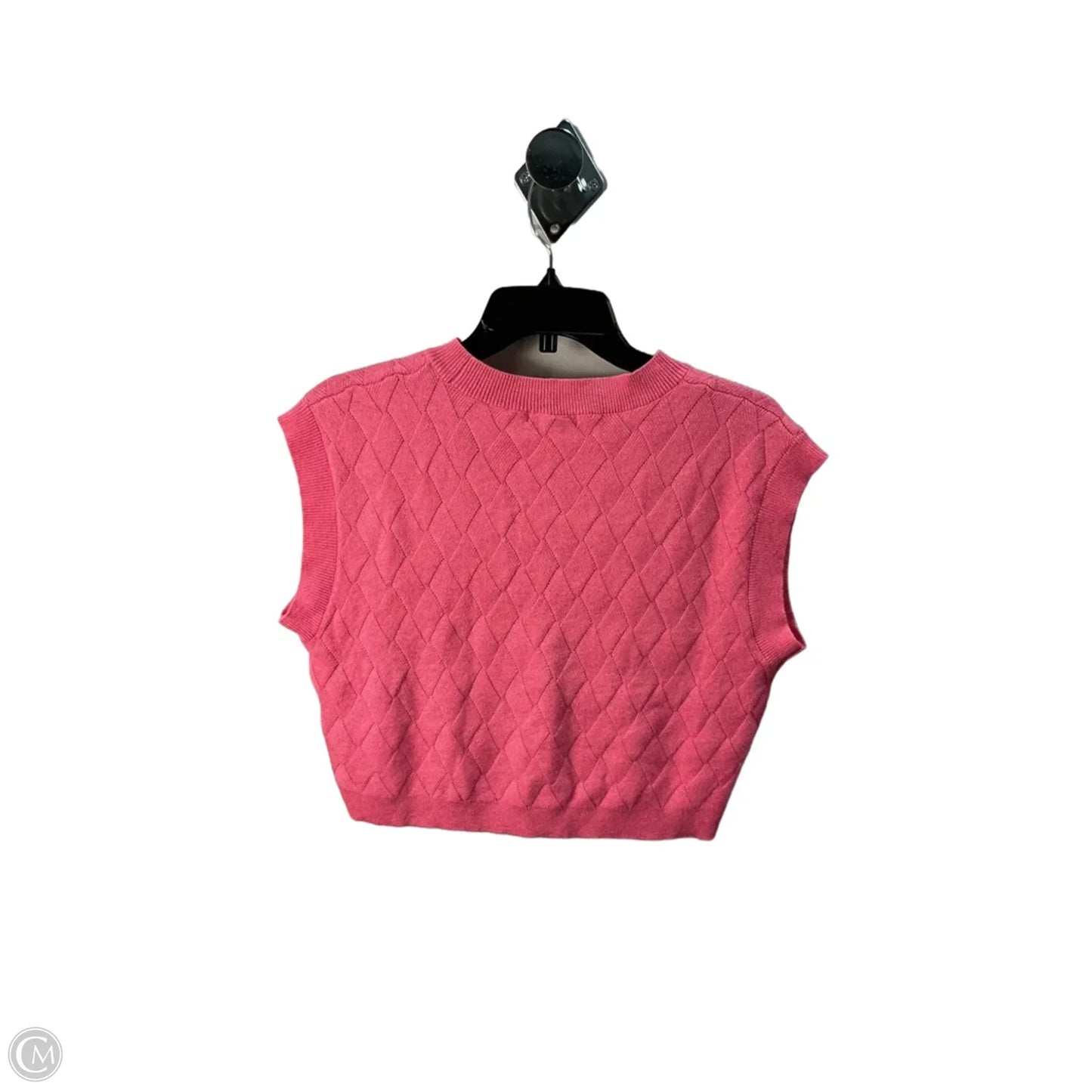 Top Sleeveless By Clothes Mentor In Pink, Size: M