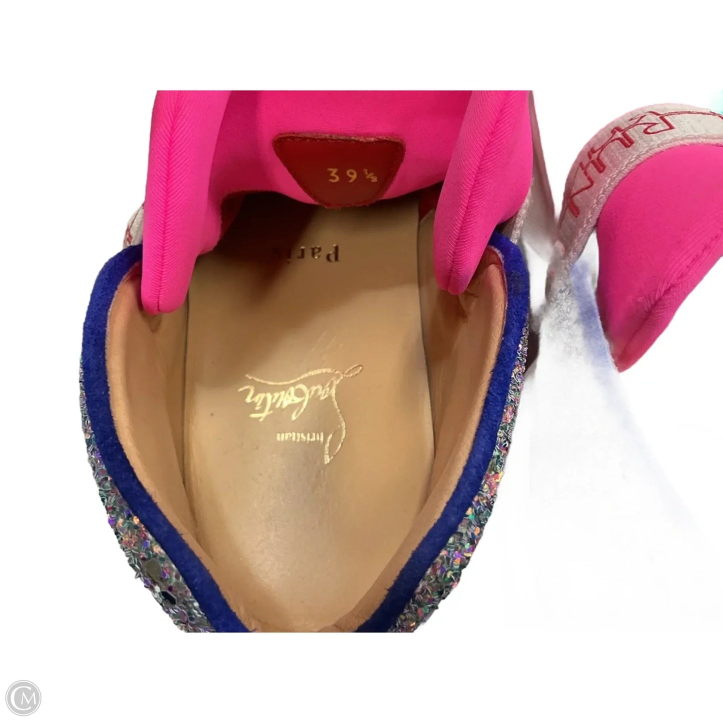Shoes Luxury Designer By Christian Louboutin In Pink, Size: 9.5