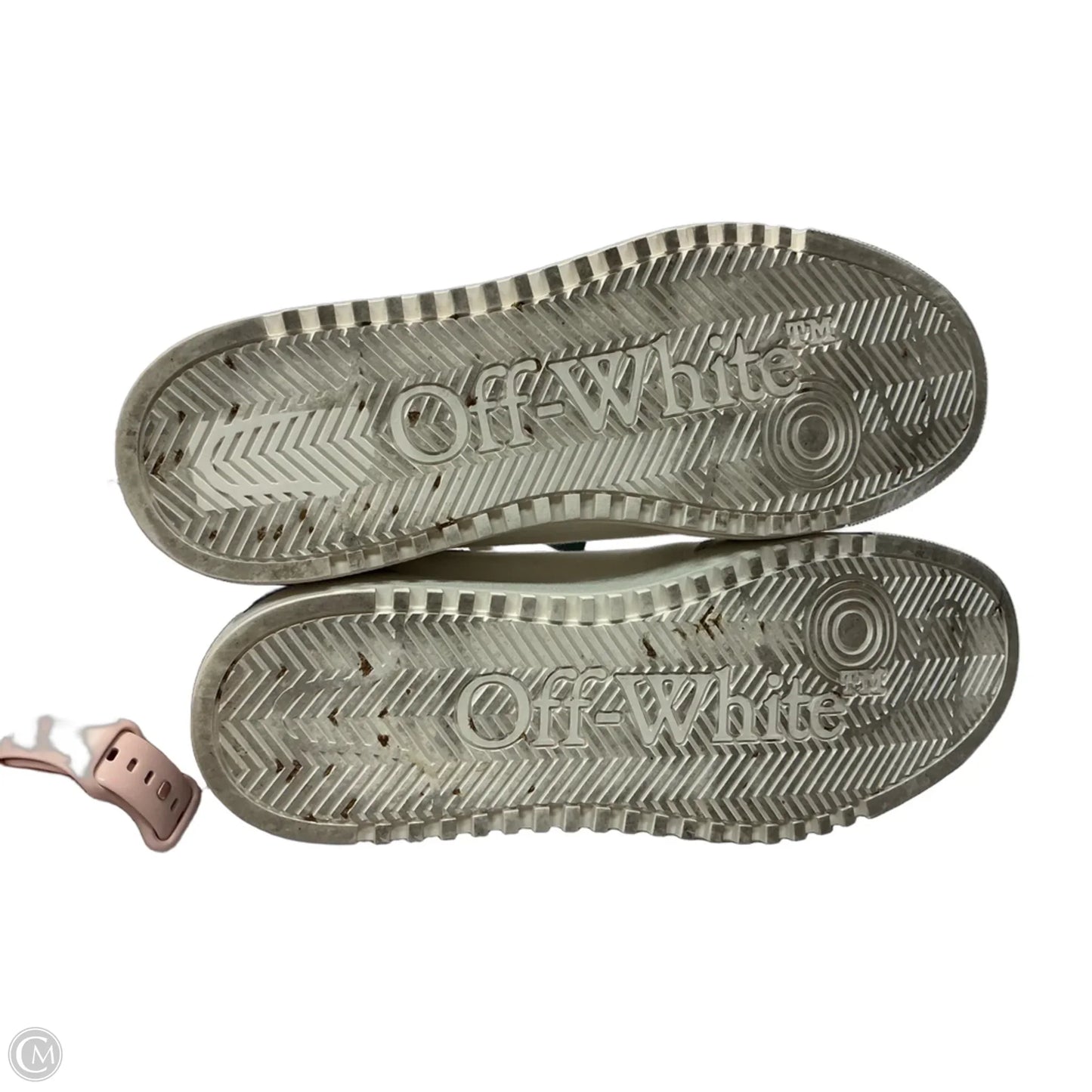 Shoes Luxury Designer By Off-white In White, Size: 9.5