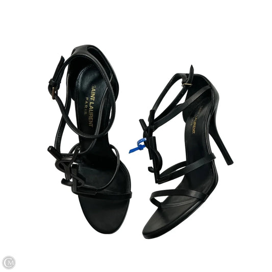 Shoes Luxury Designer By Yves Saint Laurent In Black, Size: 7