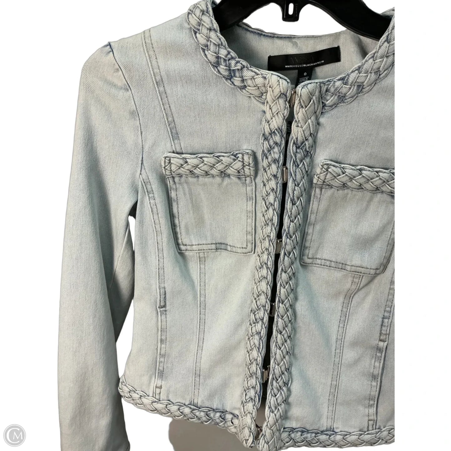Jacket Denim By White House Black Market In Blue Denim, Size: Xs