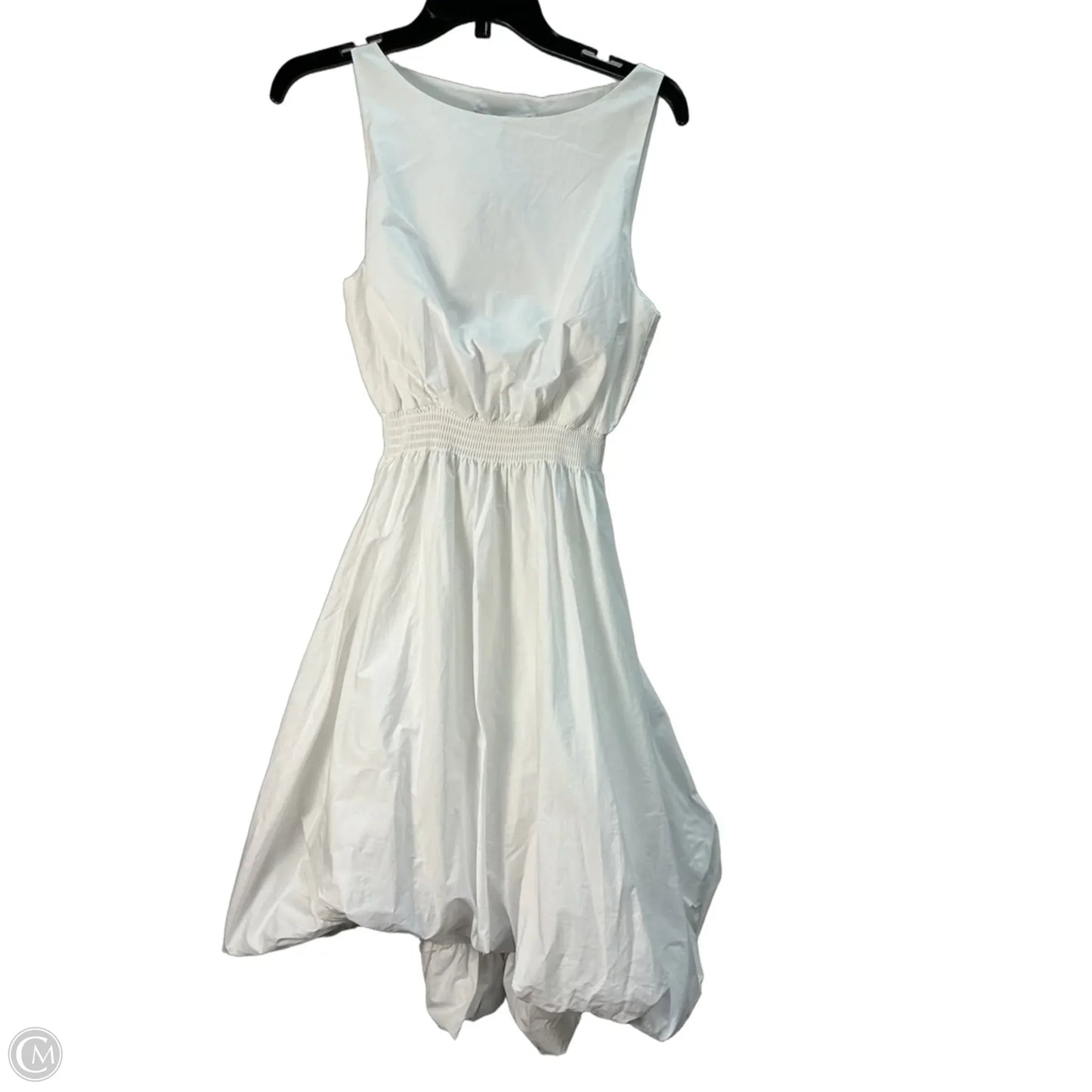 Dress Casual Midi By Trina Turk In White, Size: M