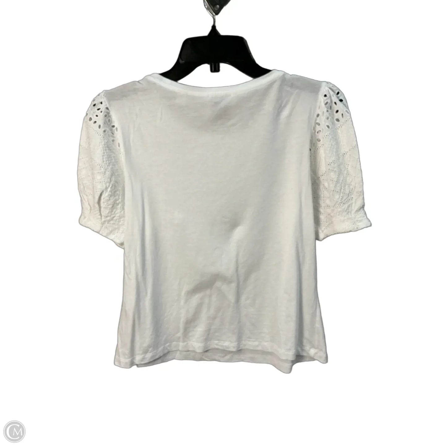 Top Short Sleeve By Elie Tahari In White, Size: S