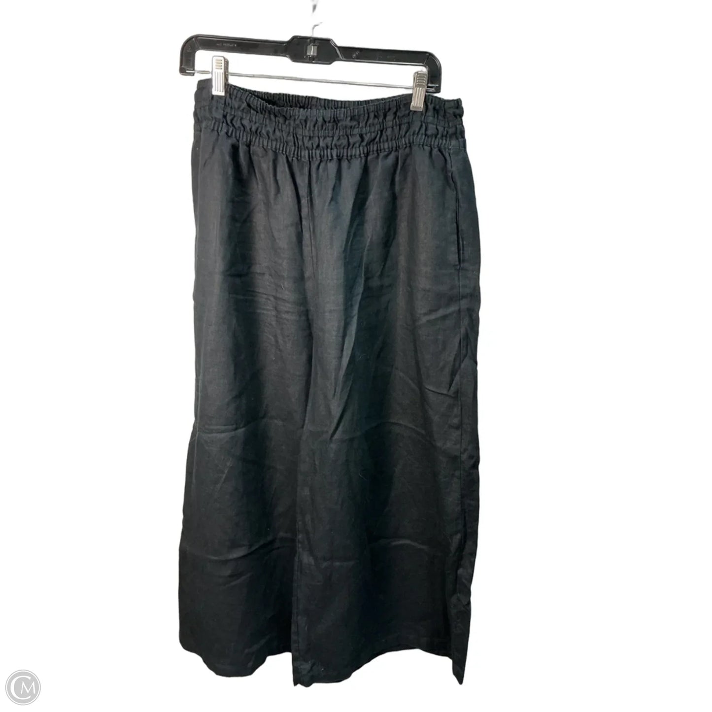 Pants Linen By Anthropologie In Black, Size: M