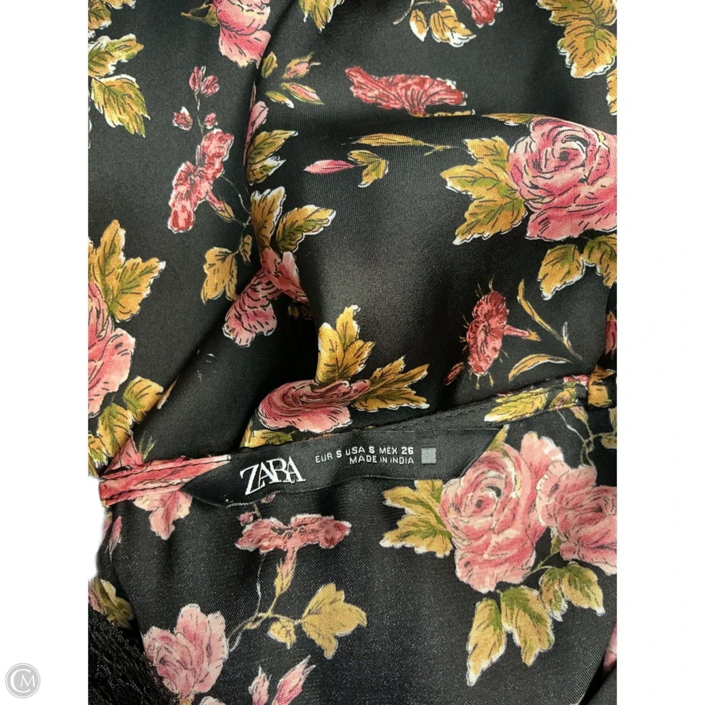 Dress Casual Maxi By Zara In Floral Print, Size: S