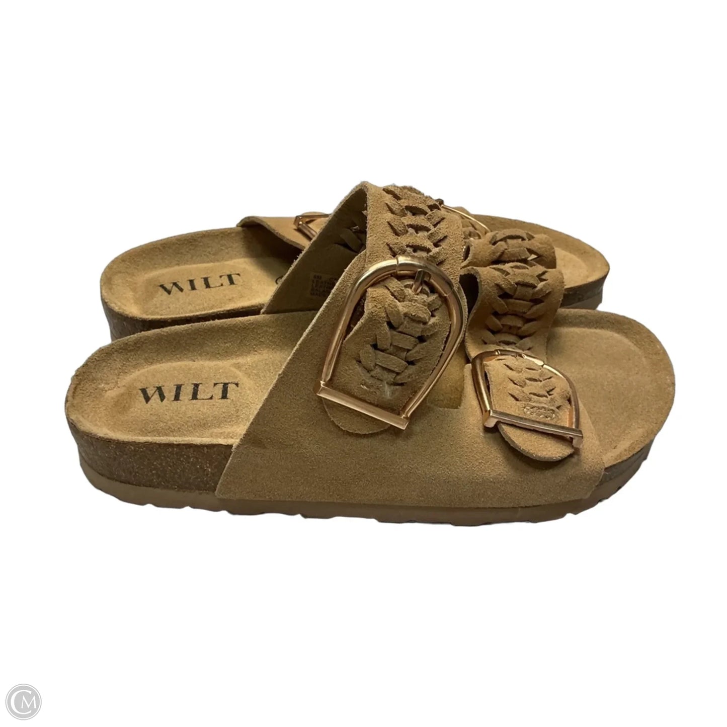 Sandals Flats By Wilt In Tan, Size: 6