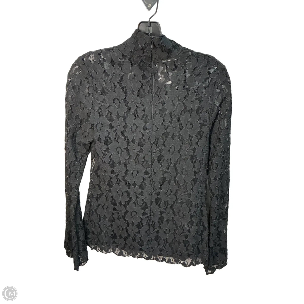 Top Long Sleeve By Inc In Black, Size: M