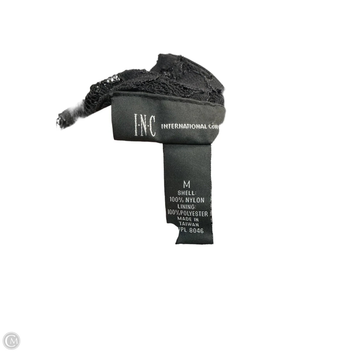 Top Long Sleeve By Inc In Black, Size: M