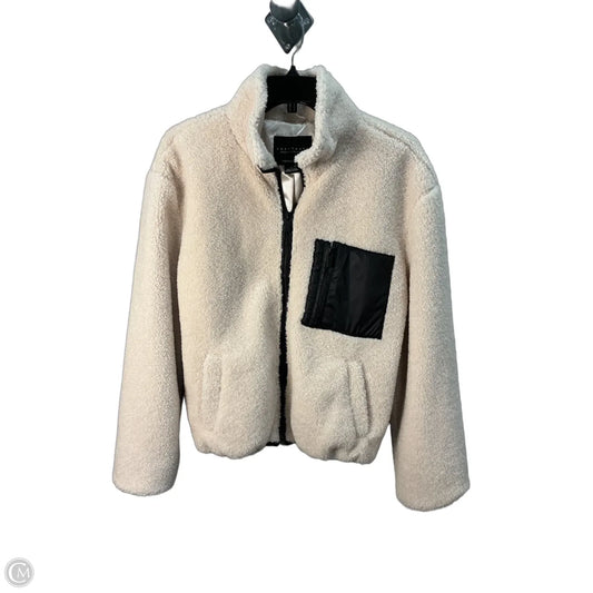 Jacket Faux Fur & Sherpa By Sanctuary In Cream, Size: S