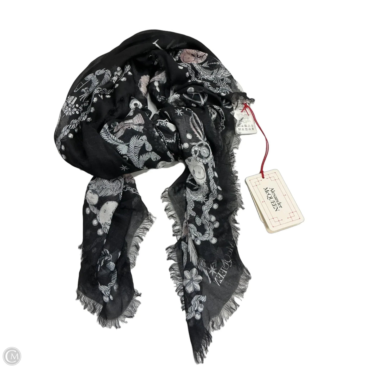 Scarf Luxury Designer By Alexander Mcqueen