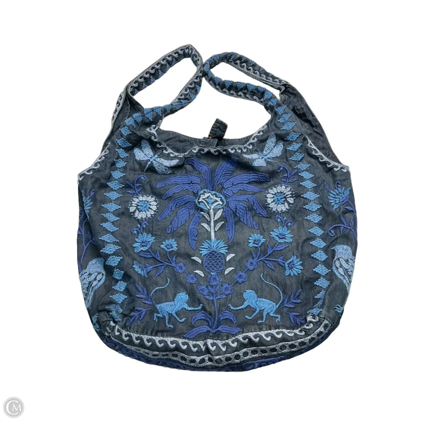 Tote Designer By Johnny Was, Size: Medium