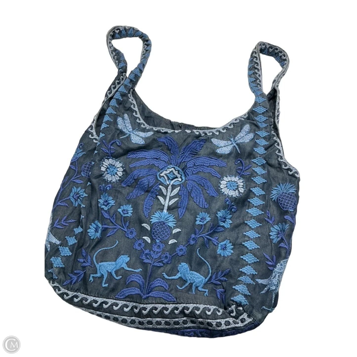 Tote Designer By Johnny Was, Size: Medium