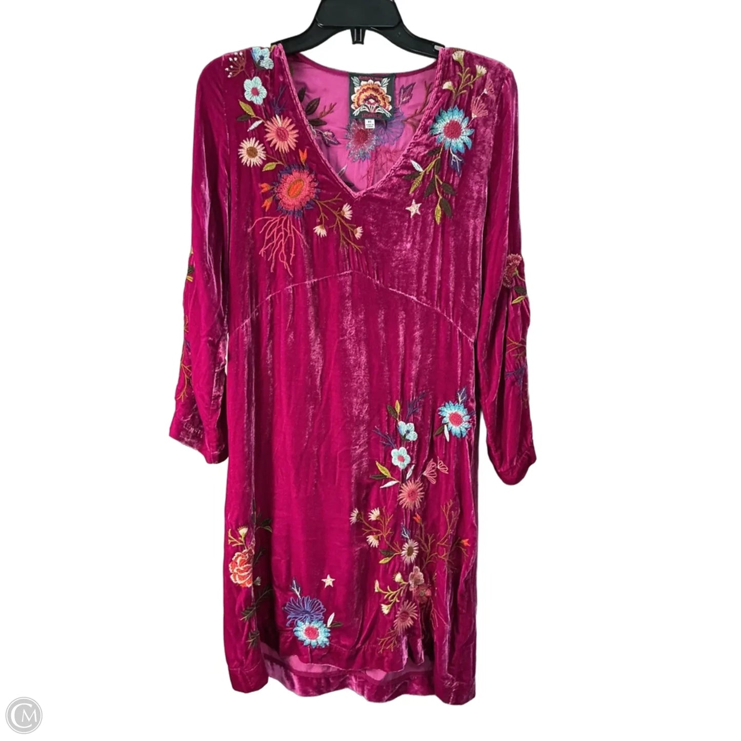 Dress Designer By Johnny Was In Pink, Size: Xs