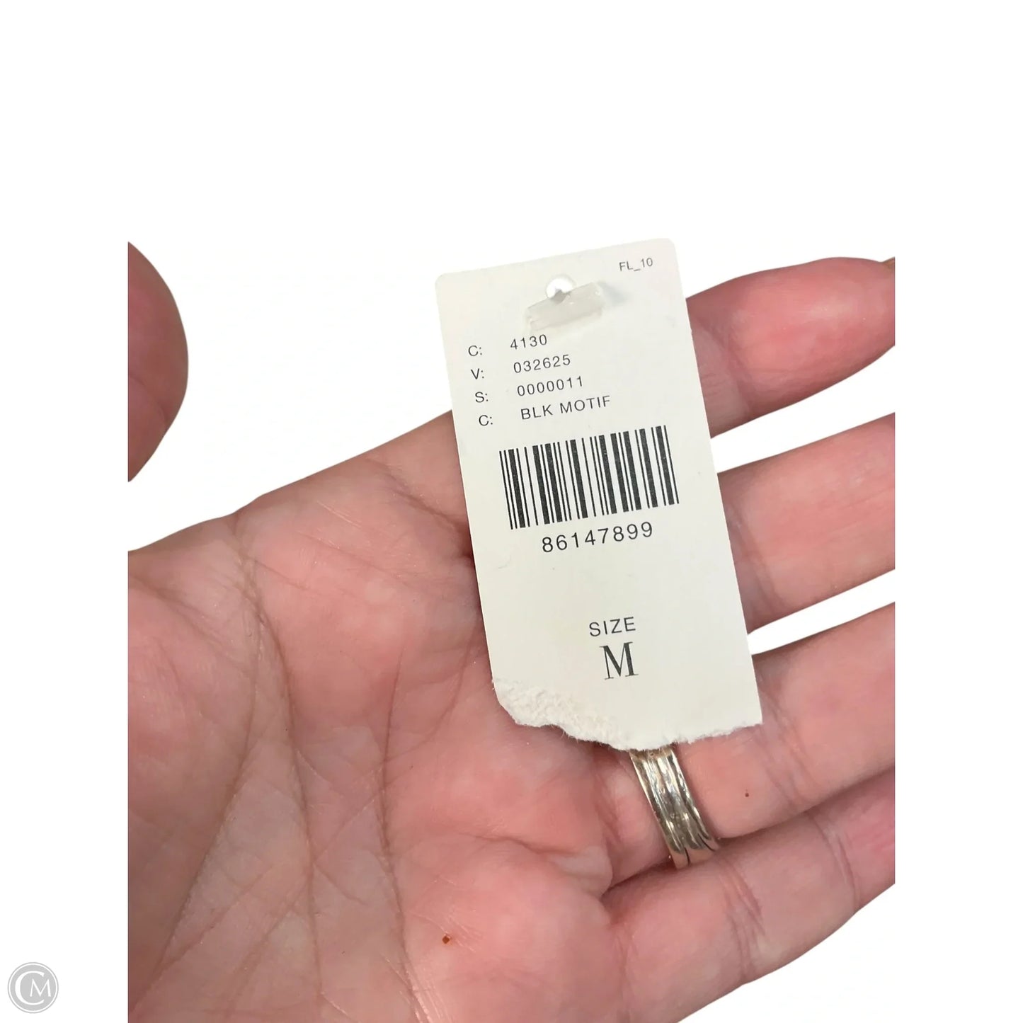 Dress Casual Midi By Anthropologie In Black & Cream, Size: M