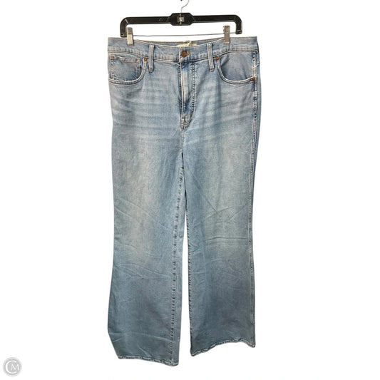 Jeans Wide Leg By Madewell In Blue, Size: 10