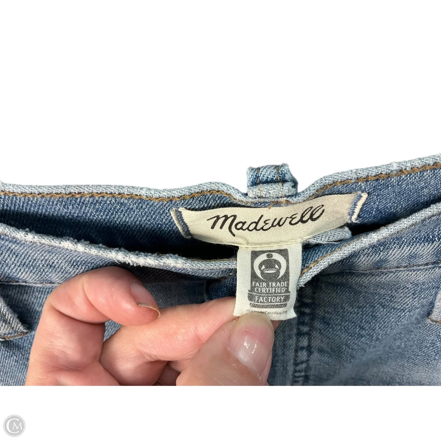 Jeans Wide Leg By Madewell In Blue, Size: 10