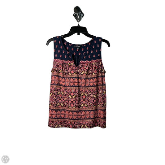 Top Sleeveless By Lucky Brand In Multi-colored, Size: S