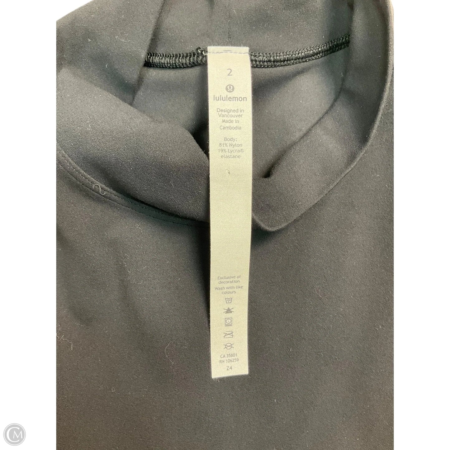 Dress Casual Midi By Lululemon In Black, Size: 2