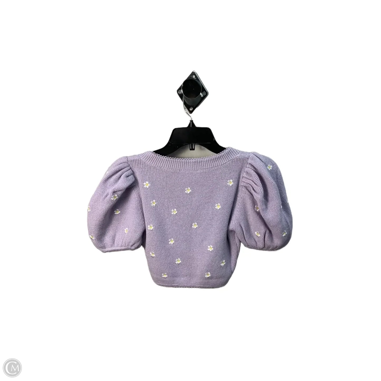 Sweater Cardigan By For Love & Lemons In Purple, Size: Xxs
