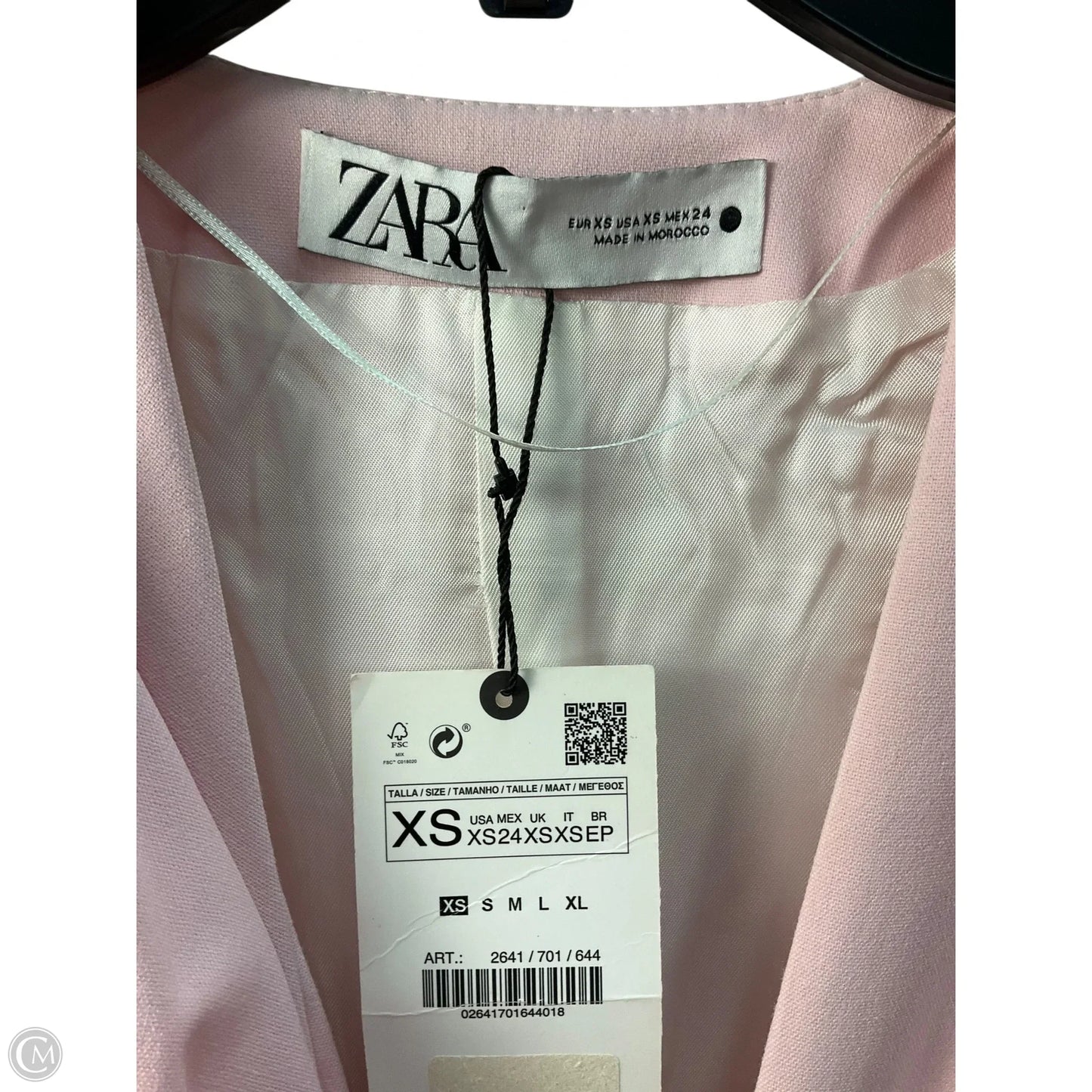 Dress Party Short By Zara In Pink, Size: Xs