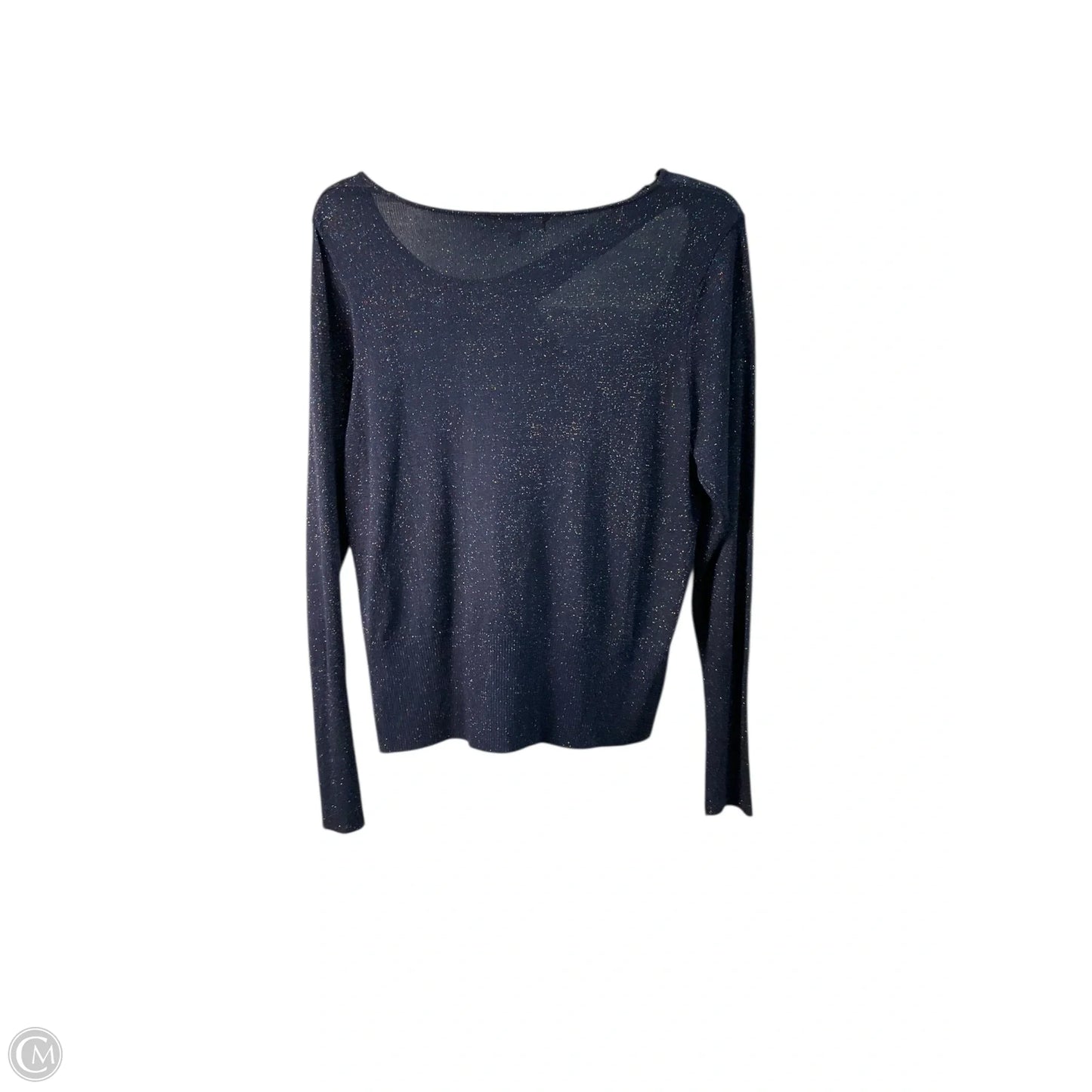 Top Long Sleeve By Joseph A. In Blue, Size: L