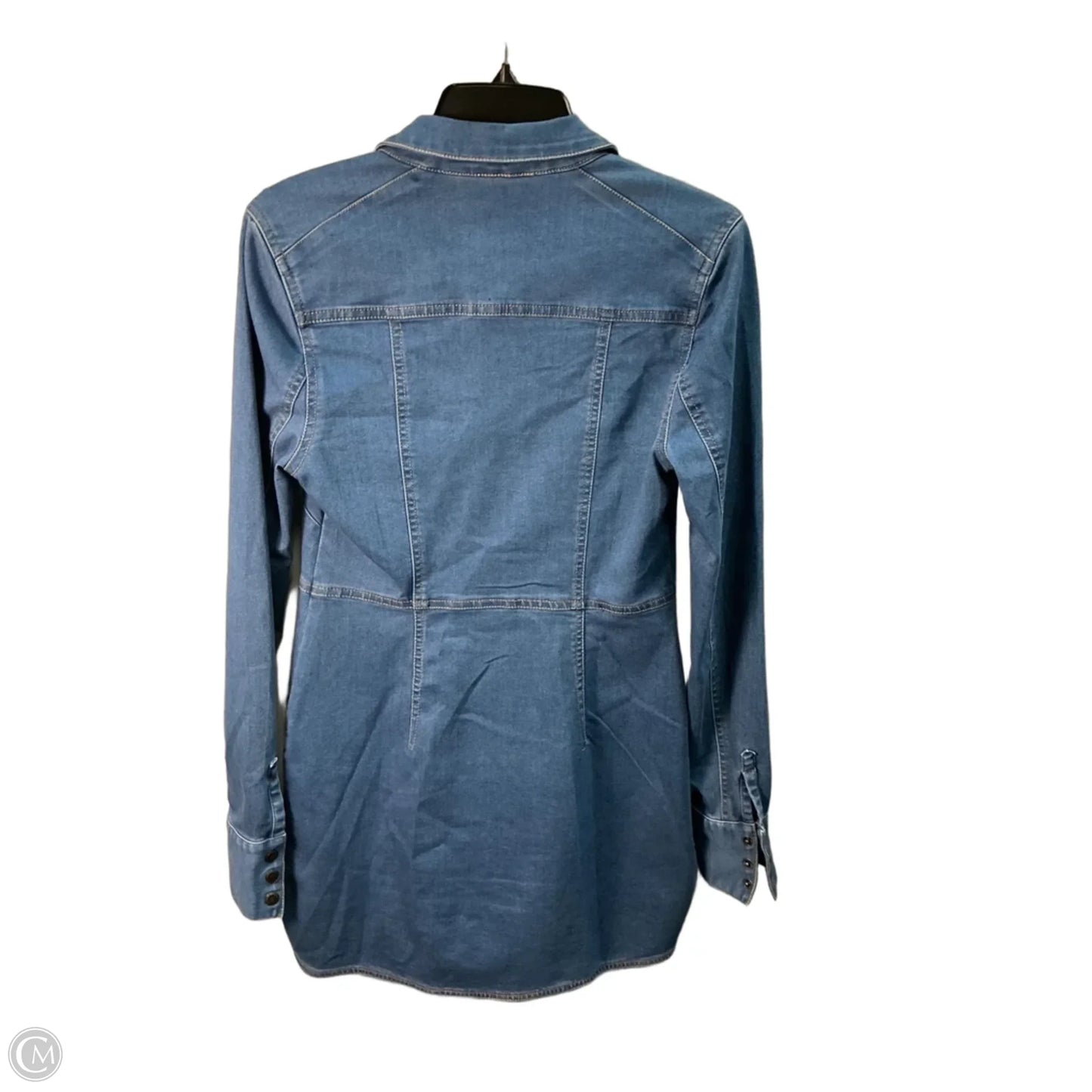 Jacket Denim By Free People In Blue, Size: S