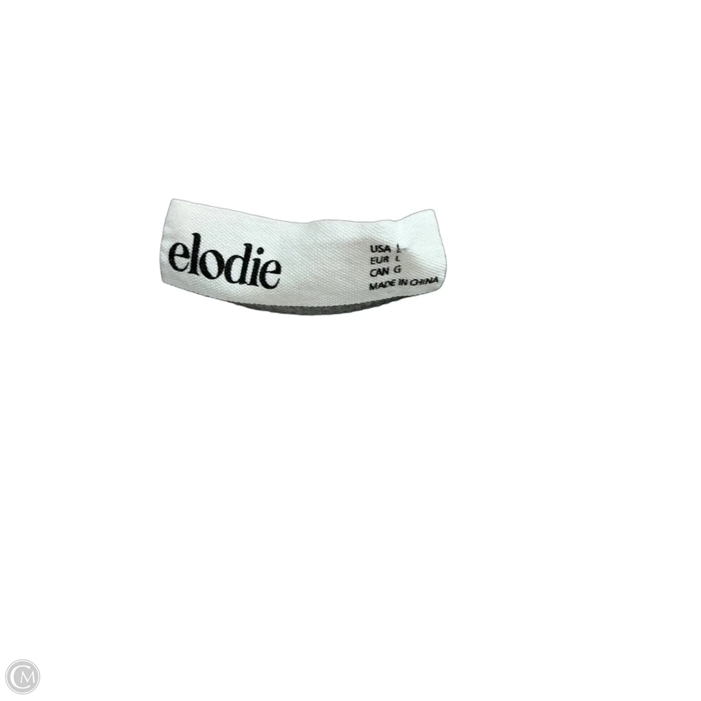 Top Sleeveless By Elodie In Grey, Size: L