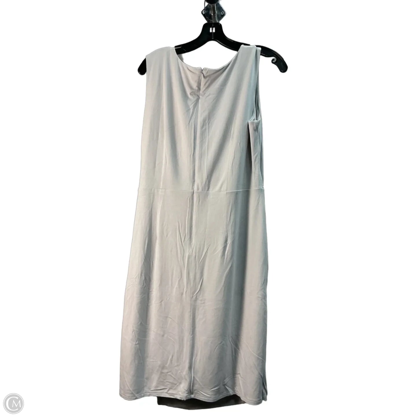 Dress Casual Midi By White House Black Market In Grey, Size: 16