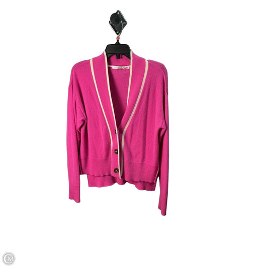 Cardigan By Veronica Beard In Pink & Tan, Size: M
