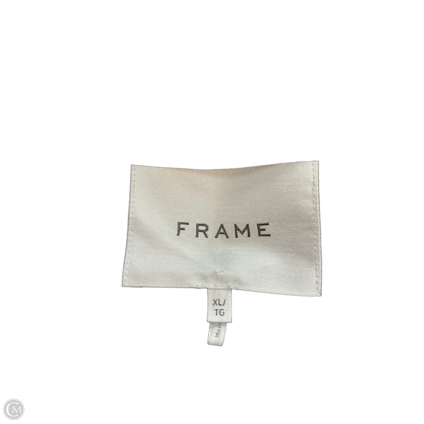 Top Short Sleeve By Frame In Black, Size: Xl